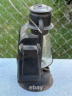 Vintage RAYO Pony Railroad Lantern No. 21 Cold Blast With Clear Globe Red Eye