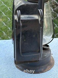 Vintage RAYO Pony Railroad Lantern No. 21 Cold Blast With Clear Globe Red Eye