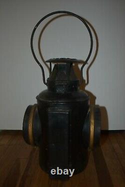 Vintage ROCK ISLAND RR RAILROAD LINES ADLAKE NONSWEATING SIGNAL LANTERN LAMP