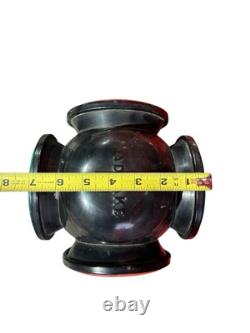 Vintage Railroad Adlake 4 Way Signal Lamp / Switch Lantern with Lenses