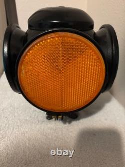 Vintage Railroad Adlake 4 Way Signal Lamp with Lenses