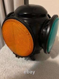 Vintage Railroad Adlake 4 Way Signal Lamp with Lenses