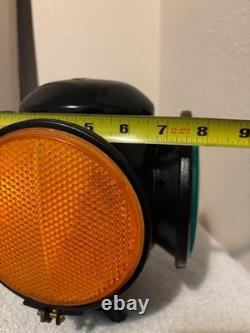 Vintage Railroad Adlake 4 Way Signal Lamp with Lenses