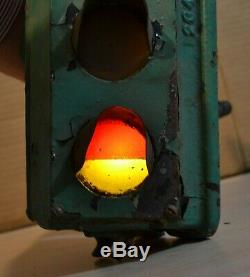 Vintage Railroad Cab Signals Good Lenses