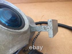 Vintage Railroad Caboose Marker Light Lamp- Attributed Pyle National Glass