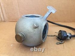 Vintage Railroad Caboose Marker Light Lamp- Attributed Pyle National Glass