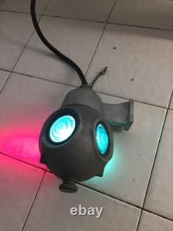 Vintage Railroad Caboose Marker Light Lamp- Attributed Pyle National Glass