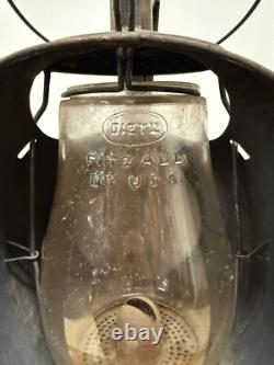 Vintage Railroad Dietz Acme Inspector Lamp Fitzall NY