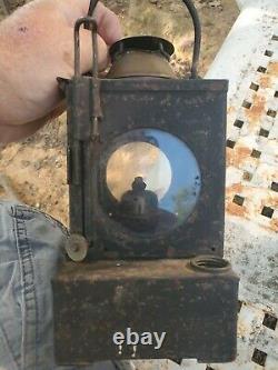 Vintage Railroad Hand Lantern Lamp sr