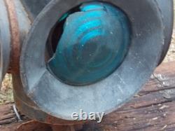 Vintage Railroad Handlan Marker Lamp Train Lantern 16 STL B&M RR