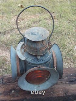 Vintage Railroad Handlan Marker Lamp Train Lantern 16 STL B&M RR