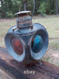 Vintage Railroad Handlan Marker Lamp Train Lantern 16 STL B&M RR