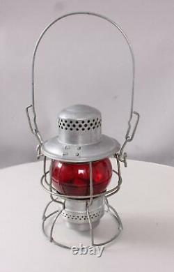 Vintage Railroad Kerosene Lantern EX