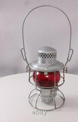 Vintage Railroad Kerosene Lantern EX