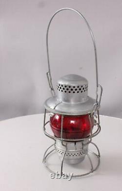 Vintage Railroad Kerosene Lantern EX