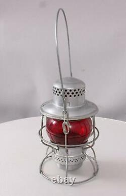 Vintage Railroad Kerosene Lantern EX