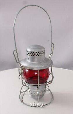 Vintage Railroad Kerosene Lantern EX