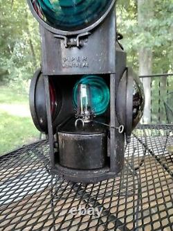 Vintage Railroad Lantern CNR PIPER MONTREAL Switch Stand Signal Lamp