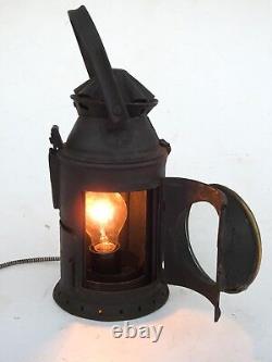 Vintage Railroad Lantern Electric Plug in Indian Rail Lamp Switch 4 Way Signal
