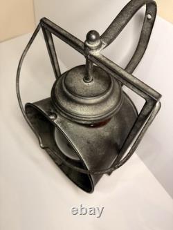 Vintage Railroad Lantern Globe Candle Antique Light Signal