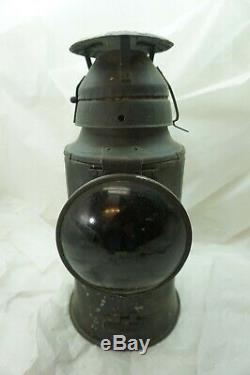 Vintage Railroad Lantern Prr Pennsylvania Rr Handlan Signal 1 Red Lens Caboose