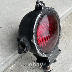 Vintage Railroad Lantern Railroad Signal Lamp W. R. R. S. Co. Light Switch Lamp