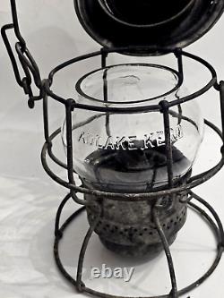 Vintage Railroad Lantern Rock Island Adams & Westlake Co. Canada 1921-1923 Clear