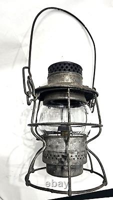 Vintage Railroad Lantern Rock Island Adams & Westlake Co. Canada 1921-1923 Clear