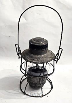 Vintage Railroad Lantern Rock Island Adams & Westlake Co. Canada 1921-1923 Clear