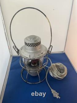 Vintage Railroad Lantern UPRR Union Pacific Red Lamp Adams Westlake