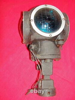 Vintage Railroad Light WRRS Co Type 1870 Electric Switch Lamp PC Train Railway