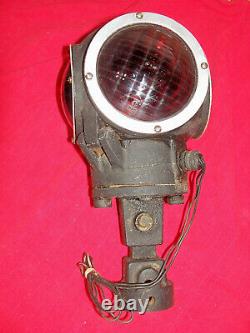 Vintage Railroad Light WRRS Co Type 1870 Electric Switch Lamp PC Train Railway