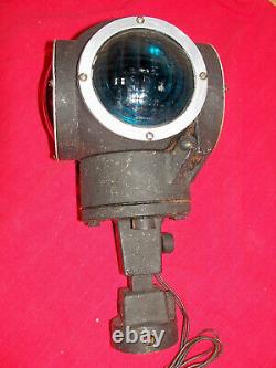 Vintage Railroad Light WRRS Co Type 1870 Electric Switch Lamp PC Train Railway