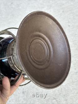 Vintage Railroad/Railway G. T. R Lantern E. T. Wright Lantern Red Globe