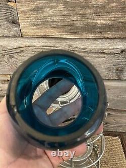 Vintage Railroad/Railway Lantern C. P. R. Lantern Blue Globe Switchman