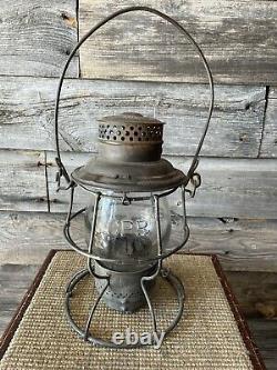 Vintage Railroad/Railway Lantern C. P. R. Tall Globe