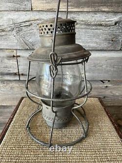 Vintage Railroad/Railway Lantern C. P. R. Tall Globe