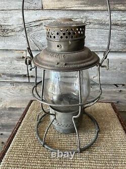 Vintage Railroad/Railway Lantern C. P. R. Tall Globe