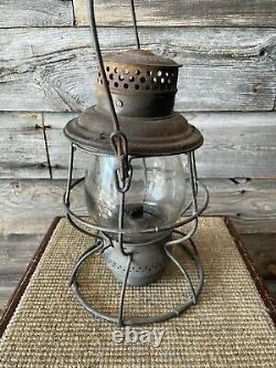 Vintage Railroad/Railway Lantern C. P. R. Tall Globe