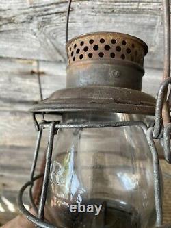 Vintage Railroad/Railway Lantern C. P. R. Tall Globe