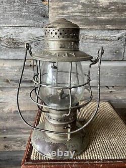 Vintage Railroad/Railway Lantern Fireman Lantern The Bundy Lantern