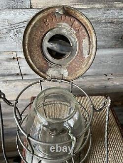 Vintage Railroad/Railway Lantern Fireman Lantern The Bundy Lantern