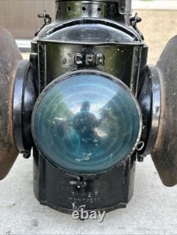 Vintage Railroad/Railway Signal Lamp C. P. R Lamp