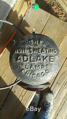 Vintage Railroad Signal Lantern. Adlake Lamp Chicago. R. F. & P