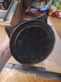 Vintage Railroad Wagon Carriage Lantern Lamp Red Lens Magnifier Shade