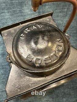 Vintage Railroad signal light lamp Made by Peter Grey & Sons, Boston Mass