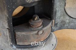 Vintage Railway Lantern Railroad Lamp European 1900s Authentic Green Red Light
