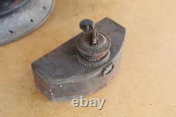 Vintage Railway Lantern Railroad Lamp European 1900s Authentic Green Red Light
