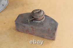 Vintage Railway Lantern Railroad Lamp European 1900s Authentic Green Red Light
