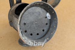 Vintage Railway Lantern Railroad Lamp European 1900s Authentic Green Red Light